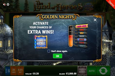 The Land Of Heroes Golden Nights Bonus bet365